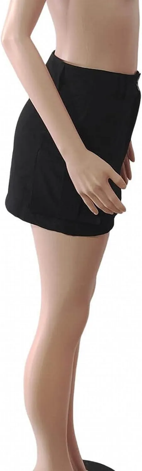 Women Cargo Midi Denim Skirt High Waisted Skirts Jean Skirt with Pockets Beach A Line Dress for Women's Novelty