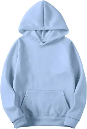 Women Men Basic Hoodies Unisex Oversized Fleece Sweatshirt Casual Long Sleeve Pullover Plain Sweater Fall Outfits