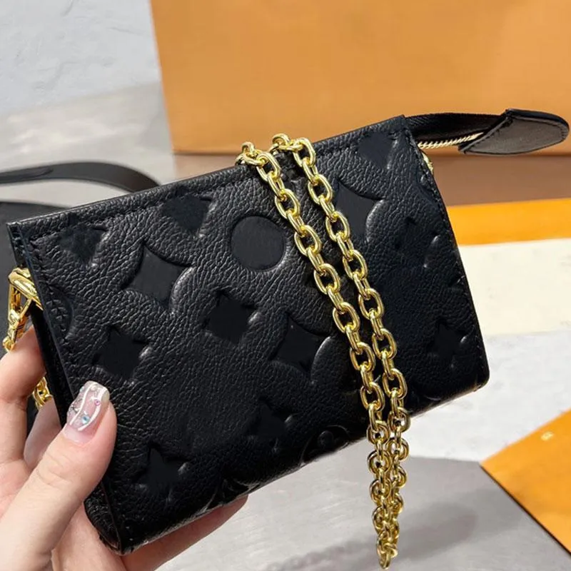 Women Tote Bag Crossbody Bags Plain Handbag Purse Embossing Letter With Chain Wallet Classical Printing Detachable Strap Large Capacity Pocket Zipper Hardware
