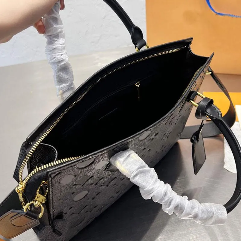 Women Tote Bag Crossbody Bags Plain Handbag Purse Embossing Letter With Chain Wallet Classical Printing Detachable Strap Large Capacity Pocket Zipper Hardware