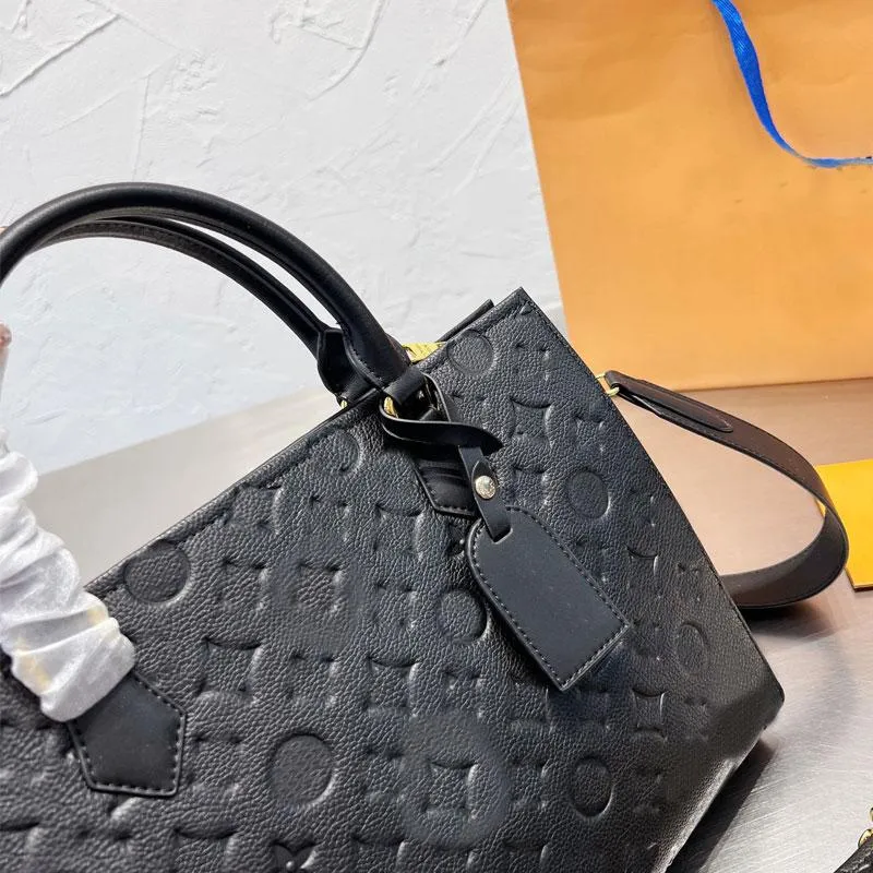 Women Tote Bag Crossbody Bags Plain Handbag Purse Embossing Letter With Chain Wallet Classical Printing Detachable Strap Large Capacity Pocket Zipper Hardware