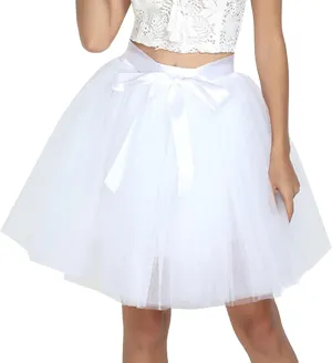 Women's A-Line High Waisted Midi Skirt Skirts for Women Trendy Lady's Princess Tutu Skirt Tulle Midi Knee Jean