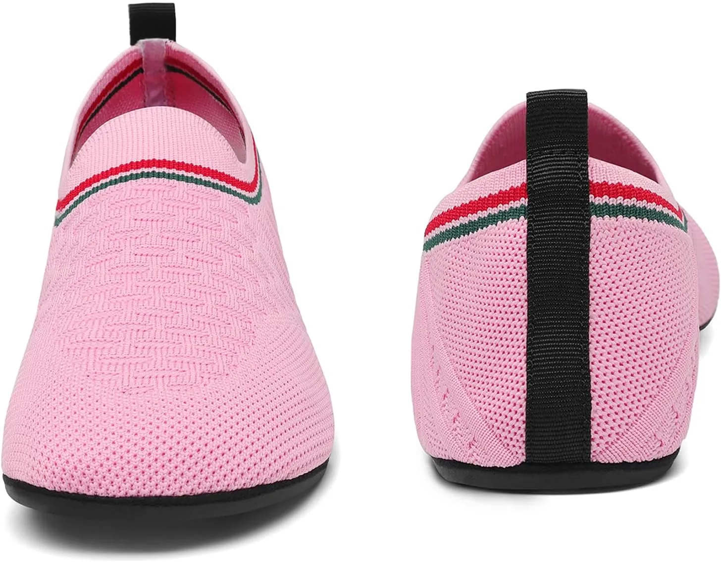 Women's and Men's Knitted Barefoot Flat Water Shoes Breathable Mesh Comfortable Lightweight Non-Slip Quick-Dry Aqua Socks Shoes for Beach Swim Yoga Exercise Sports