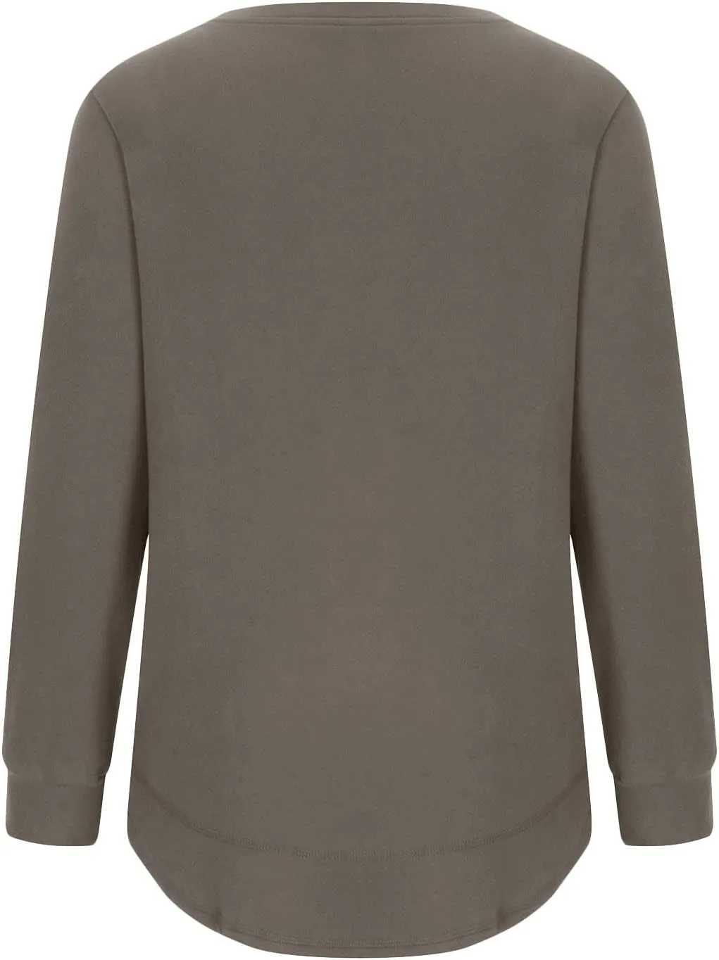 Womens Fashion Sweatshirt Fitted Hoodies Round Neck Long Sleeves Casual Loose Blouse Solid Color Tops Pullover