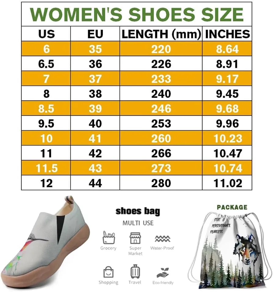 Women's Floral Patterns Elastic Collar Loafers Wide Width Breathable Comfort Sneakers Foldable Lightweight Knitted Summer Shoes