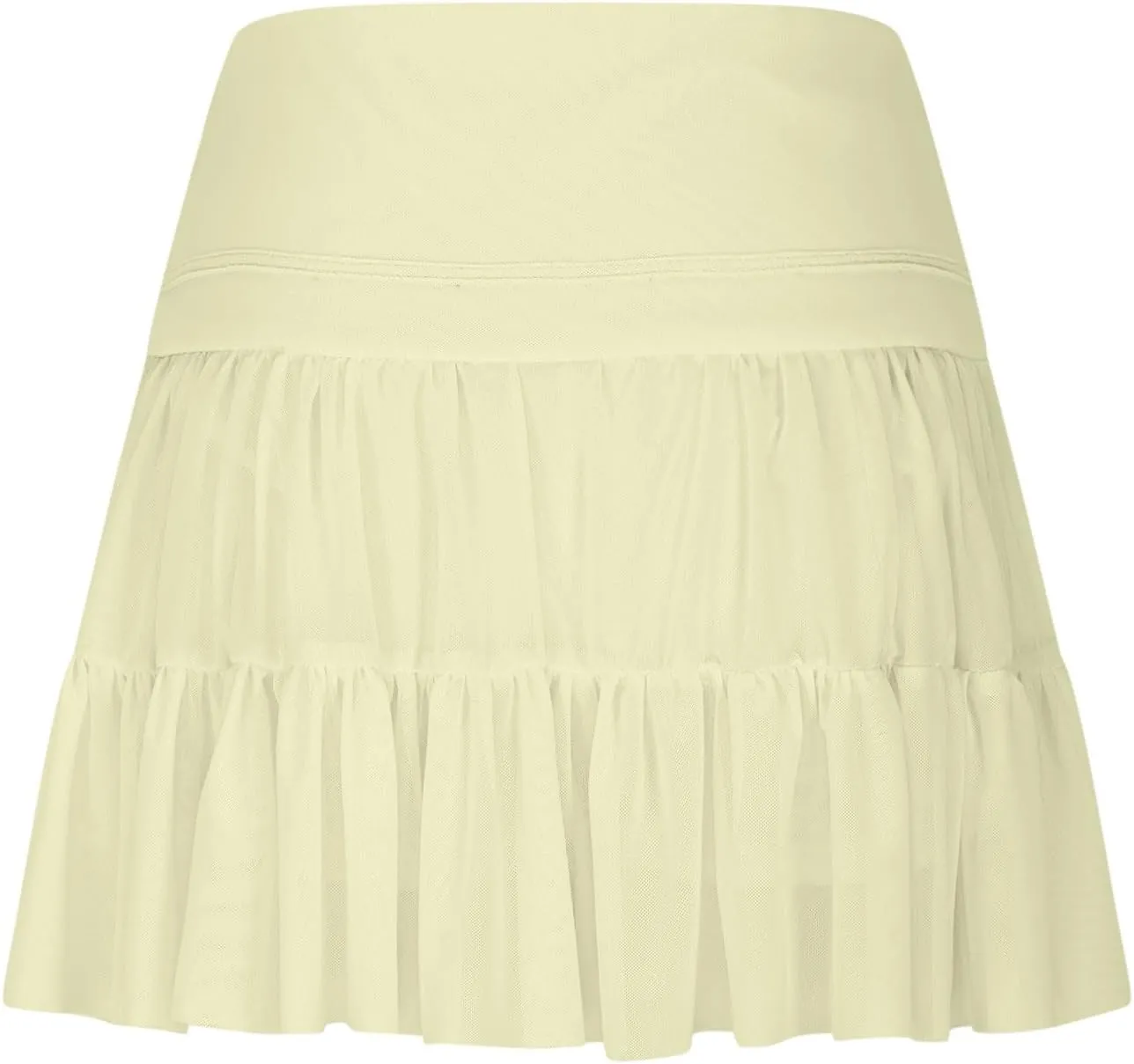 Women's Mini Skirt Flowy Pleated High Waisted Ruffle Tennis Skirts Athletic Skater Golf A Line Beach Vacation Skirts