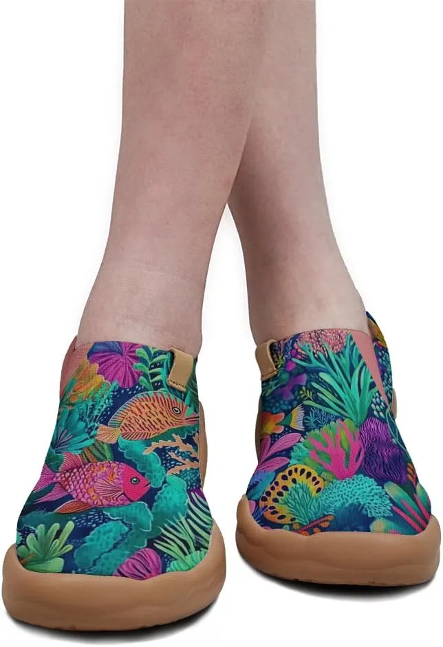 Women's Outdoor Sports Hiking Casual Shoes Travel Shoes Fashion Knitted Multi-Color Series Loafers