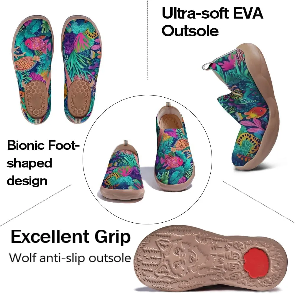 Women's Outdoor Sports Hiking Casual Shoes Travel Shoes Fashion Knitted Multi-Color Series Loafers