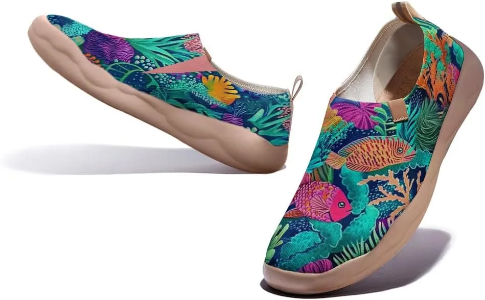 Women's Outdoor Sports Hiking Casual Shoes Travel Shoes Fashion Knitted Multi-Color Series Loafers