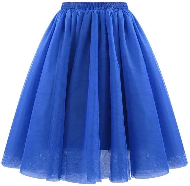 Womens Pleated Ruffle Mini Skirt Flowy Tulle High Waist Casual Skort Mesh Versatile Swing Flowy Athletic Tutu Skirts