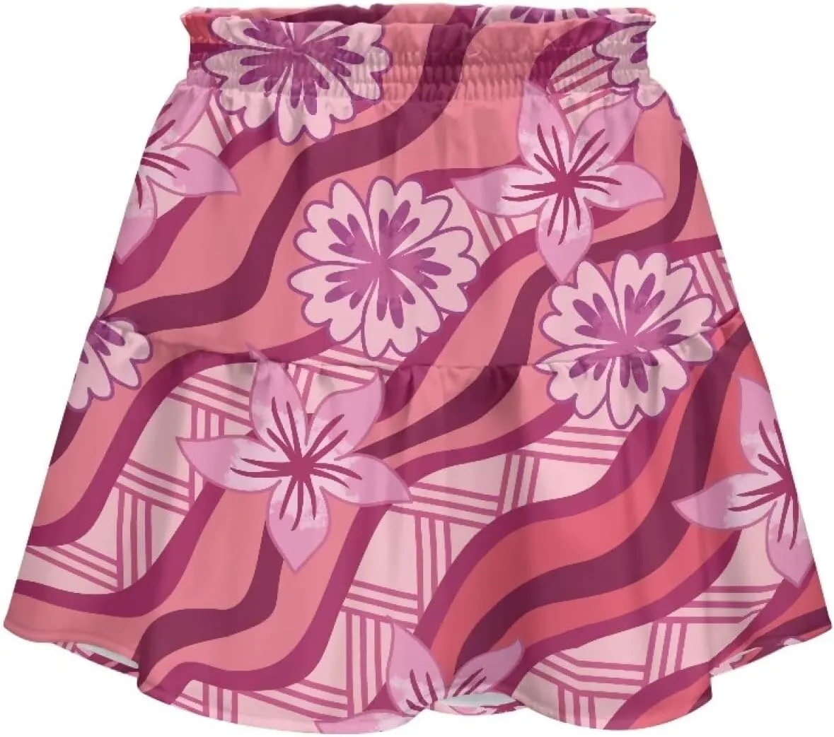 Womens Skirts Short Flowy High Waist Tiered Mini Skirt for Running Casual