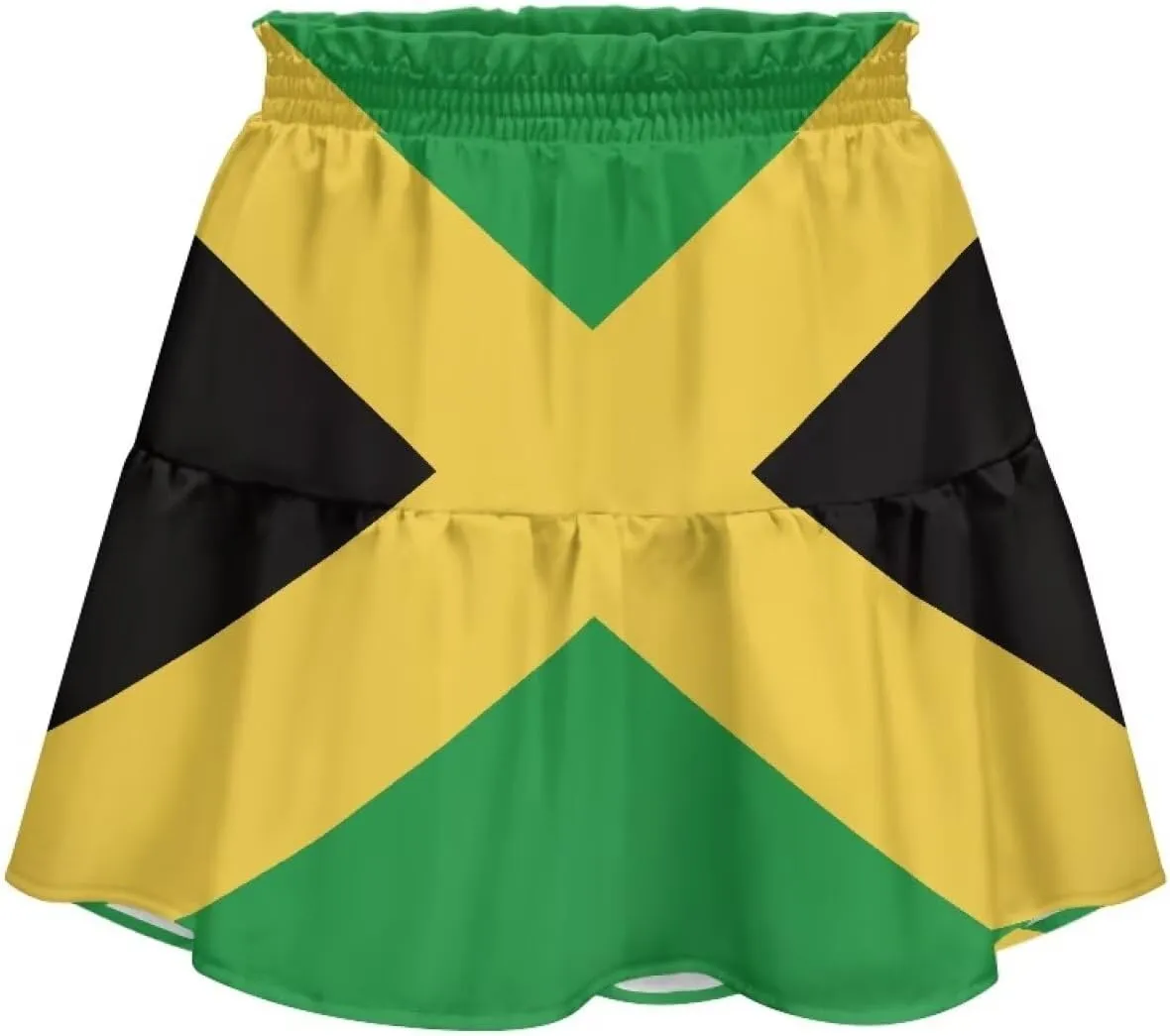 Womens Skirts Short Flowy High Waist Tiered Mini Skirt for Running Casual