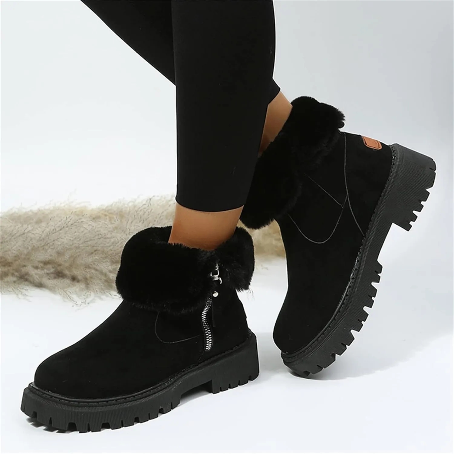 Women's Snow Boots Waterproof Insulated Winter Boots for Women Waterproof Snow Size 10 Womens Wide Snow Boots Wide Width Women Waterproof Boots Wide Calf Snow Boots Wide Calf Women