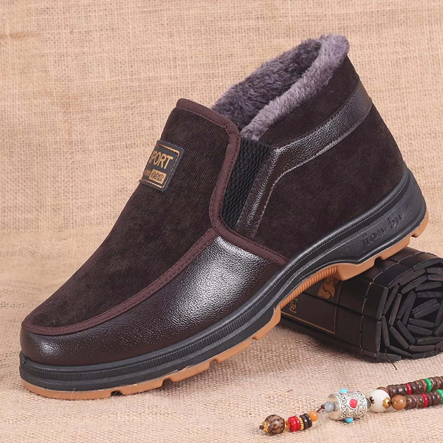 Womens Tall Snow Boots Waterproof Insulated Winter Boots for Women Waterproof Wide Tall Women Winter Boots Wide Womens Winter Fur Boots 8.5 Botas De Invierno Impermeables De Mujer