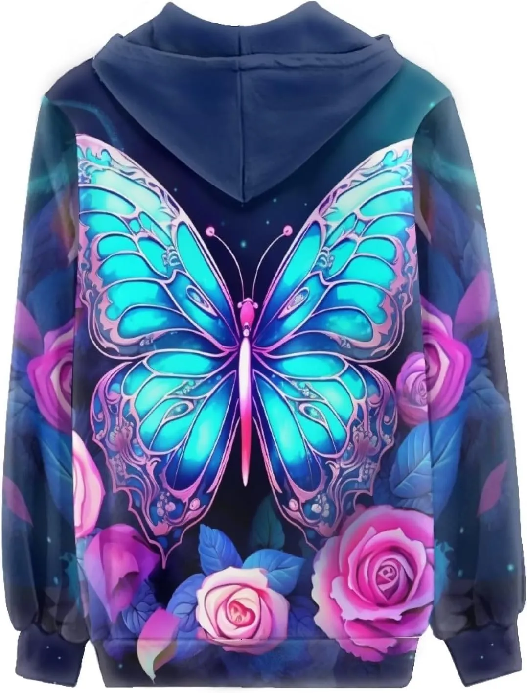 Womens Zip Up Hoodie Oversized Sweatshirt for Women Y2K Hoodies Fall Jackets