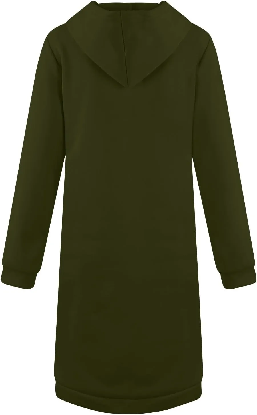 Women's Zip Up Long Hoodies Long Sleeve Drawstring Hooded Sweatshirts 2025 Fall Oversized Fleece Jackets with Pockets