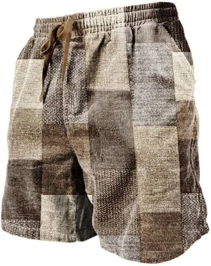 Workout Shorts for Men Sports Shorts Beach Shorts Casual Cotton Linen Shorts Men's Flat Front Shorts Shirts for