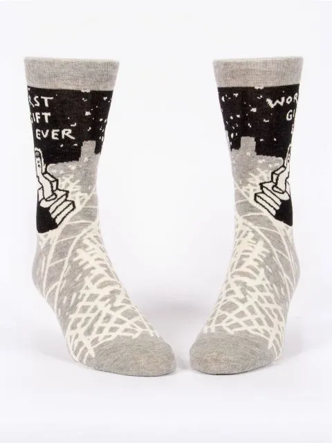 Worst Gift Ever Men's-Crew Socks