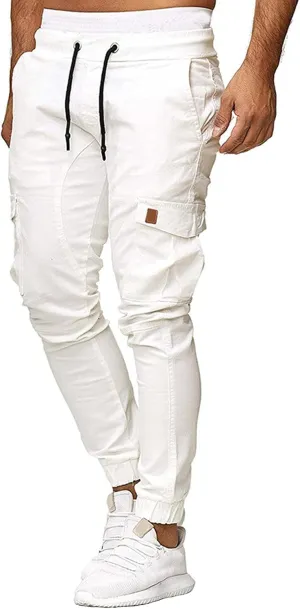 Ymosrh Jogger Pants for Men Sports Casual Jogging Trousers Lightweight Hiking Work Pants Outdoor Pant Mens Pants