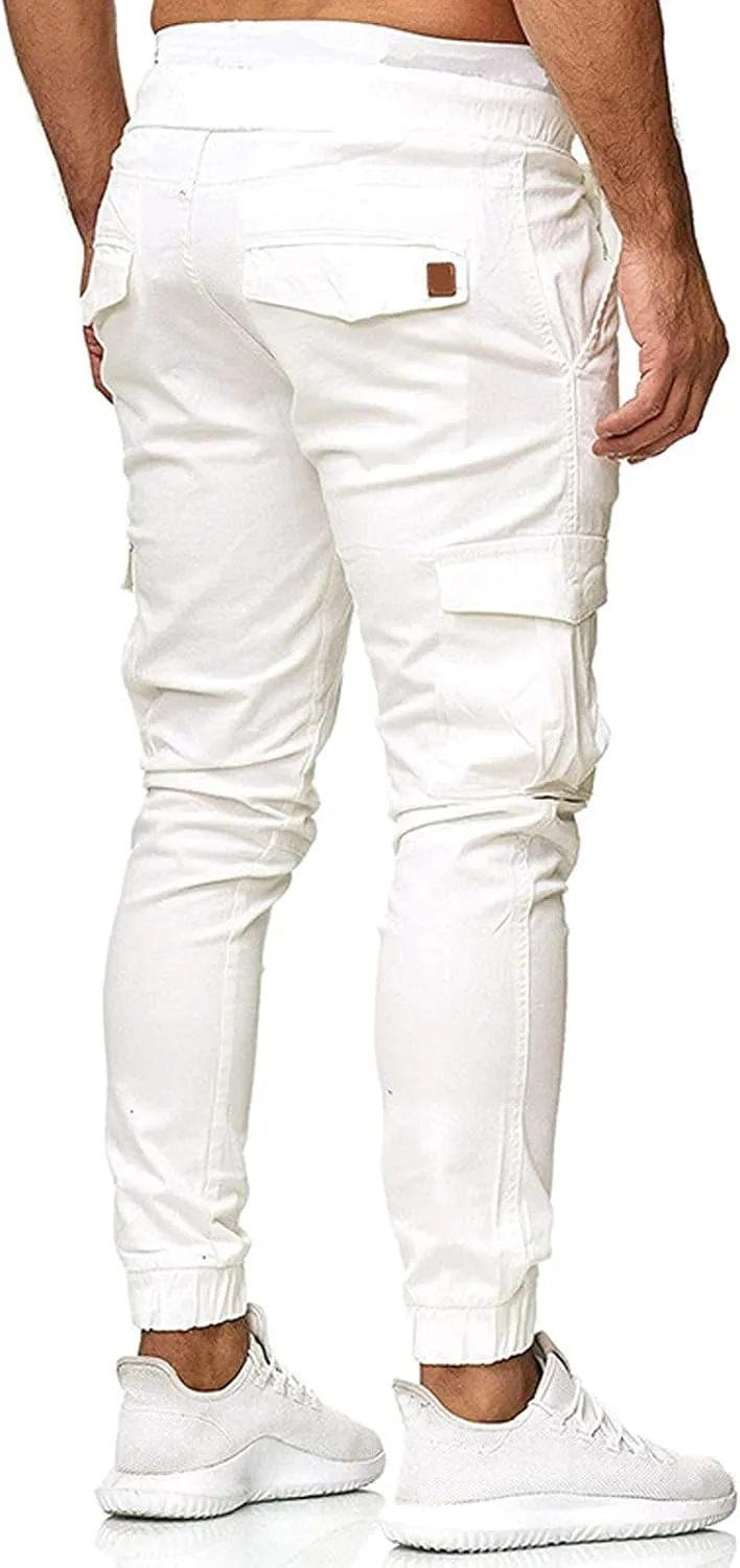 Ymosrh Jogger Pants for Men Sports Casual Jogging Trousers Lightweight Hiking Work Pants Outdoor Pant Mens Pants