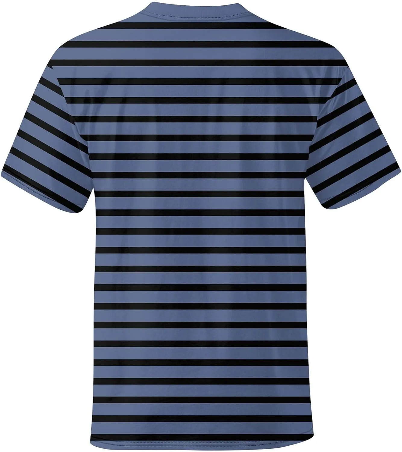 Ymosrh Men's Fashion Tshirts Casual Striped Short Sleeve Crewneck Summer Basic Tee Shirts, S-4XL