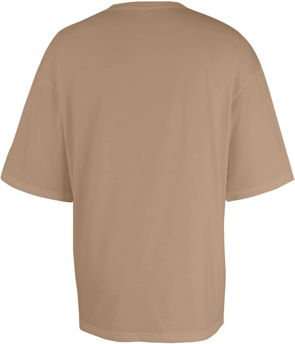 Ymosrh Men's Solid Color T-Shirts Summer Tee Tops Round Neck Short Sleeve T Shirt Tops Shirts, S-5XL